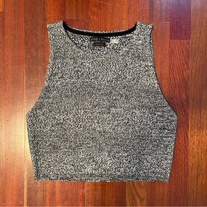 Alice + Olivia | Heathered Wool Crop Top